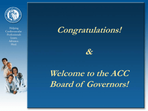 Incoming Governors-elect Orientation Slides