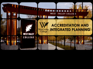 08 22 13 accreditation and integrated planning