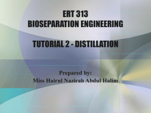 tutorial 2 - distillation
