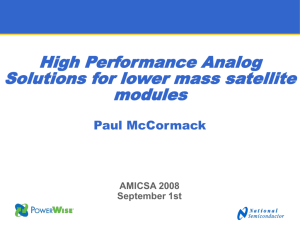 AMICSA 2008 PMcC Final II - ESA Microelectronics Section