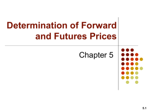 Determination of Forward and Futures Prices