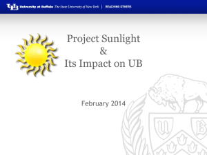 Project Sunlight Presentation