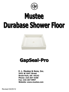 Durabase Shower Floor