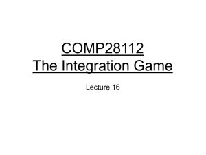 The Integration Game