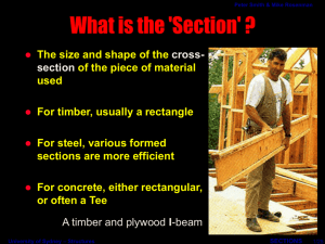 What is the 'section'?