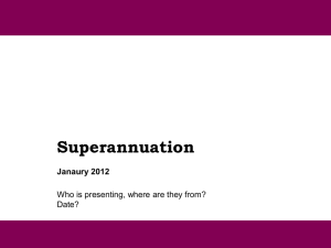 1. What is super? - Prepare for Wrap year end
