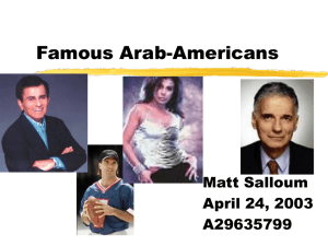 Famous Arab-Americans - Michigan State University