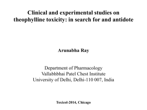 Clinical and experimental studies on theophylline toxicity: in search