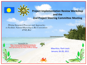 Review Presentation from Palau