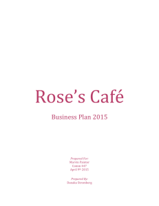 Rose's Café will be located on Broadway Avenue in Saskatoon