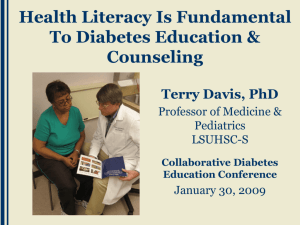 Diabetes Education - OC Diabetes Conference