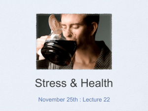 Lecture_22-Stress_And_Health