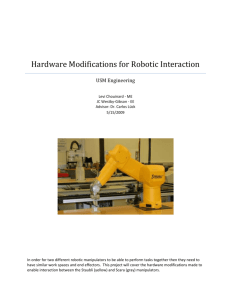 Hardware Modifications for Robotic Interaction