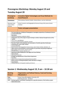 Working Group 6 - The XXVI European Society for Rural Sociology