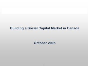 However - Social Capital Partners