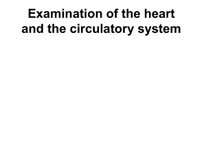5_Examination of the heart and circulatory system