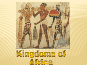 Notes Pre-Colonial Africa