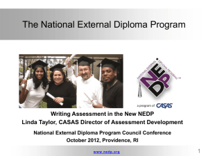 Formal Letter - National External Diploma Program