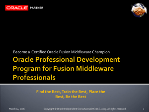 Using Oracle Guided Learning Paths