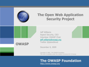 OWASP Overview