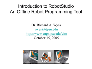 Steps in using Robot Studio