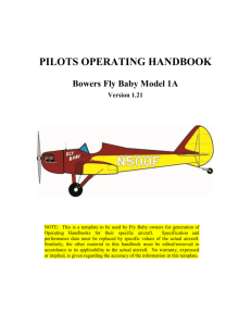 Pilot Operations Handbook (POH)