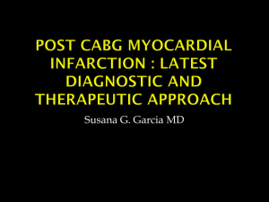 post CABG Myocardial Infarction