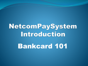 Bankcard 101 - Netcom PaySystem