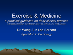 Exercise & Cardiology