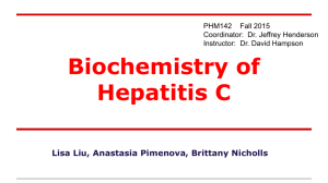 Biochemistry of Hepatitis C