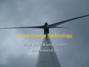 Wind Turbine Technology PPT