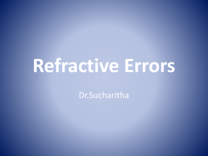Refractive Errors