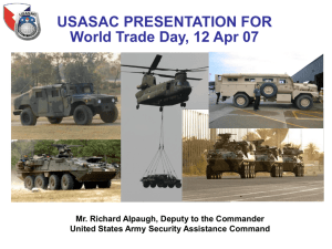 US Army Organization for Security Assistance