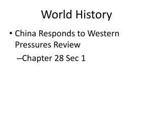 World History Ch 28 Review