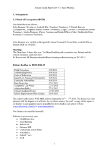 Annual-BoM-Report-June2015 - Scoil Mochua