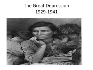 Unit 6 Great Depression and the New Deal Unit 6