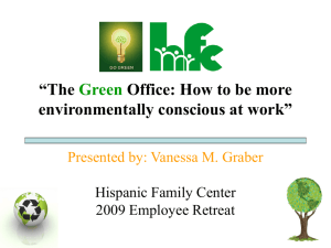 The Green Office: How to be more