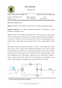 Isra University Practical # 07 Subject: Basic Electronics (ESBE