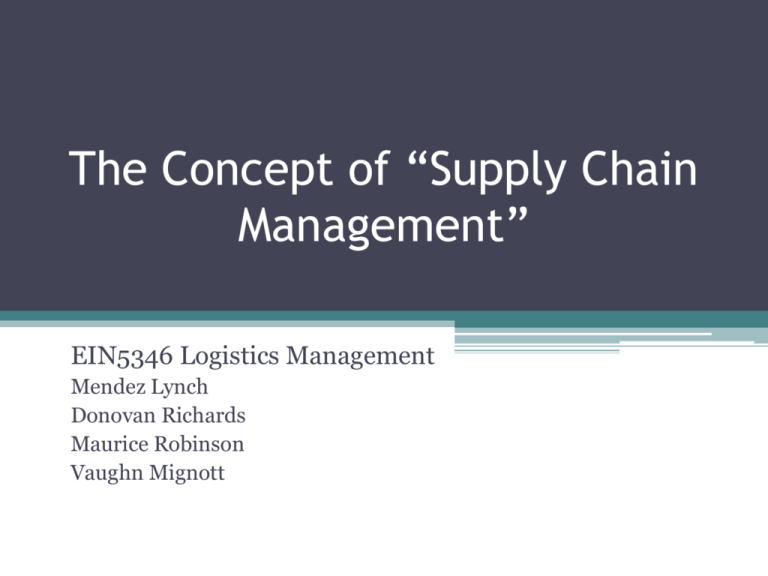supply chain management case study of toyota