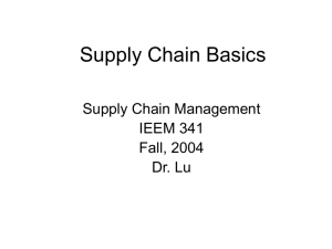 Supply Chain Basics