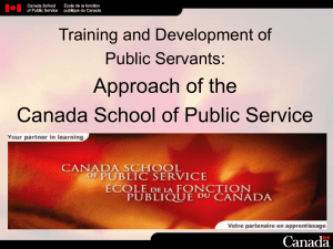 Public Service Modernization Act (PSMA)