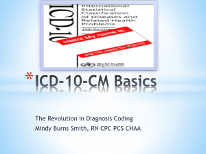 ICD-10-CM Basics