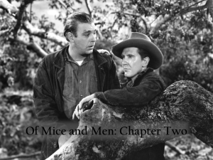 Of Mice and Men: Chapter Two
