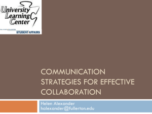 Effective Communication: Strategies for Interpersonal
