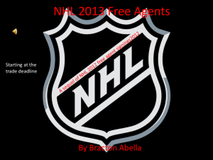 NHL 2013 Free Agents