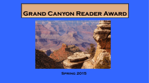 Grand Canyon Reader Award