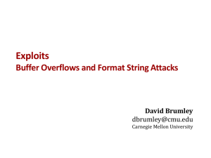 Control flow attacks - Carnegie Mellon University