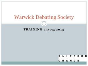 Latin America - Warwick Debating Society