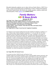 Family Matters: HDFS News Briefs