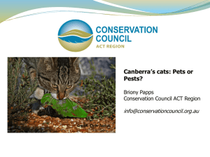 Briony Papps - Conservation Council ACT